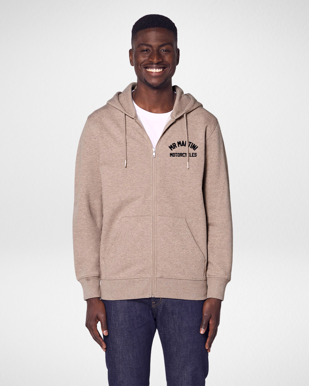 Classic Zip Hoodie - Sand