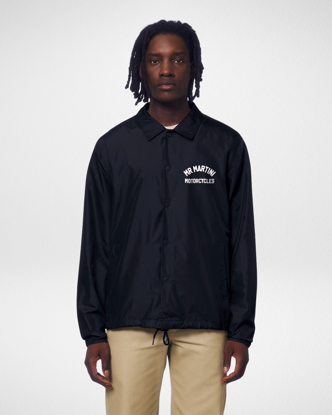 Black top coach jacket